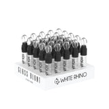 WHITE RHINO GLASS BLUNT SLIDER | 25CT