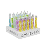 WHITE RHINO CHILLUM TO STRAW | 25CT