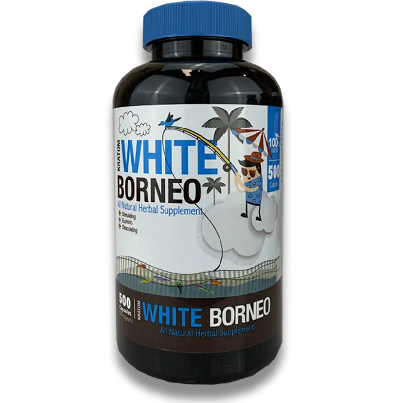 WHITE BORNEO BUMBLE BEE KRATOM | 500 CAPSULES