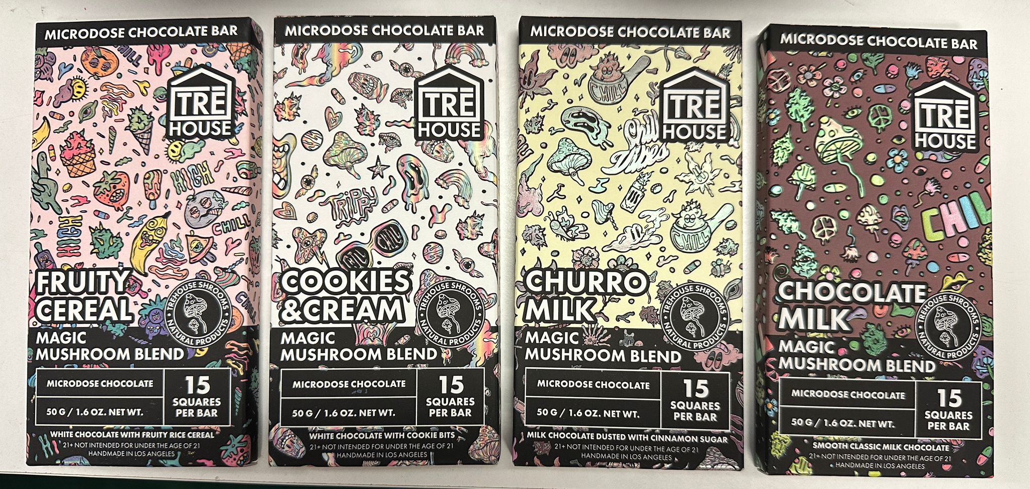 TRĒ HOUSE MICRODOSE MAGIC MUSHROOM CHOCOLATE BAR – EAZY WHOLESALE