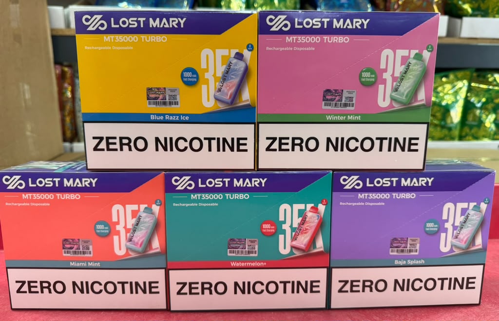 LOST MARY MT35000 PUFFS | TEXAS SB2024 COMPLIANT (ZERO NICOTINE)