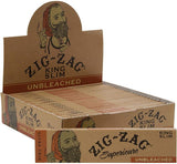 ZIG ZAG KING SLIM UNBLEACHED PAPERS | 25 PACK