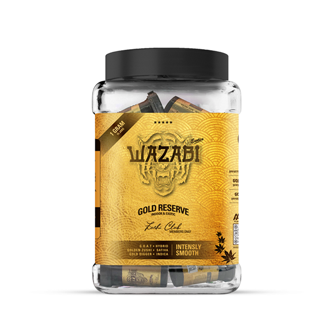 WAZABI GOLD RESERVE 1G FLOWER | 15 CT