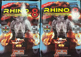 RHINO 8 DOUBLE SHOT 500K MALE ENHANCEMENT CAPSULES 24CT