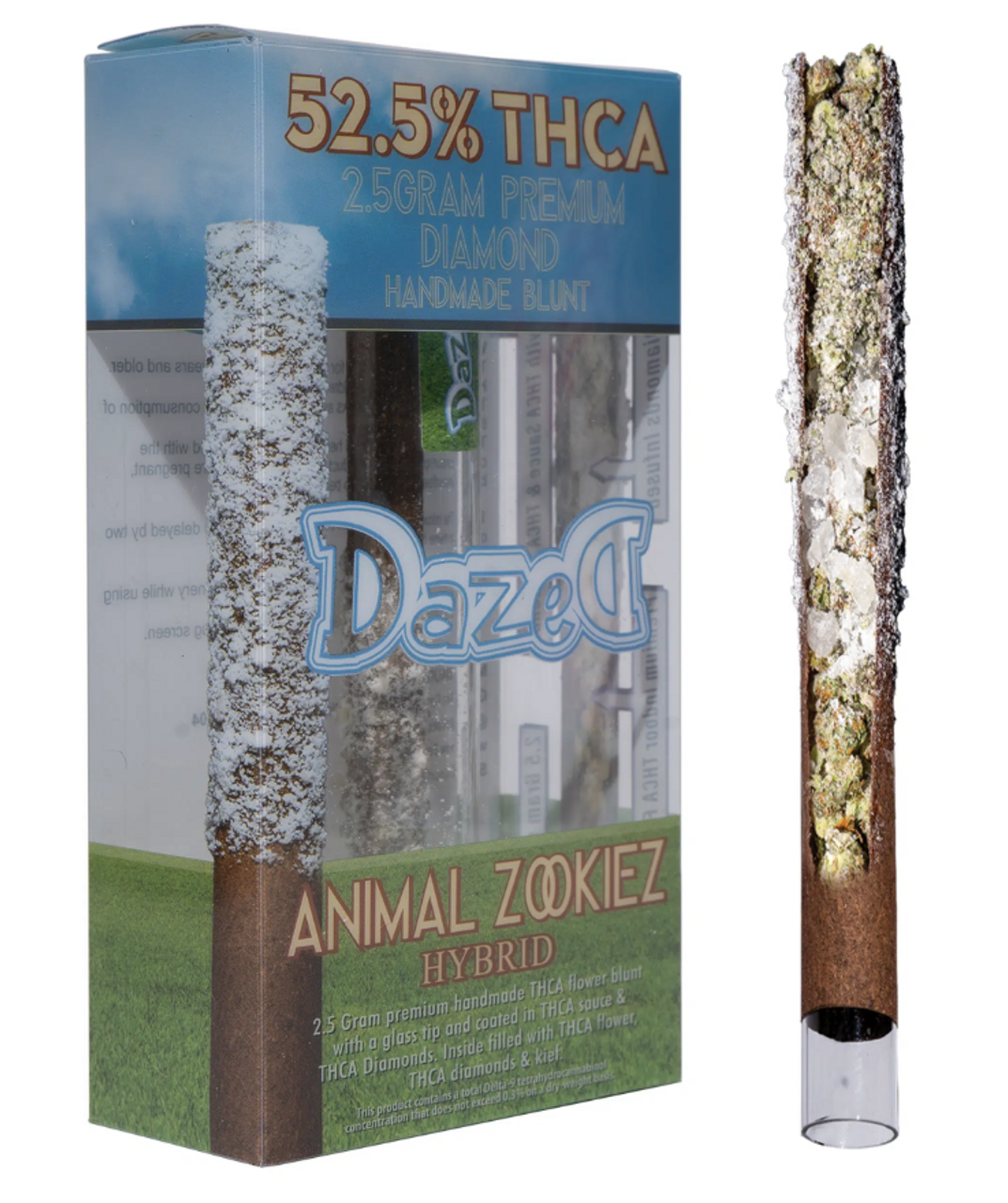 DAZED | DIAMOND THC-A HANDMADE BLUNT SINGLE | 2.5G