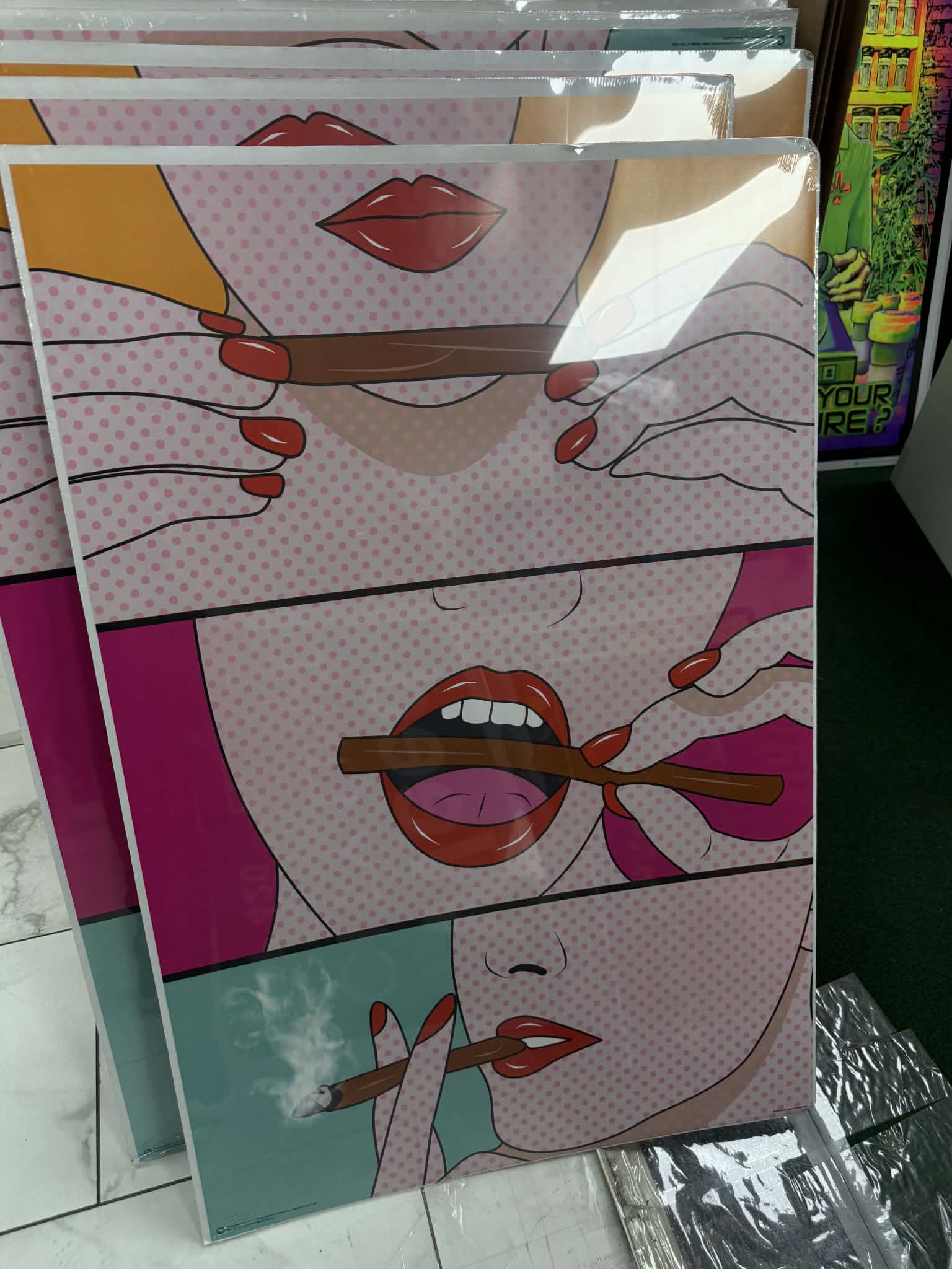 POSTERS WITH CARDBOARD BACK