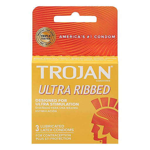 Extra Ribbed Trojam Trojan ultra ribbed condom – EAZY WHOLESALE