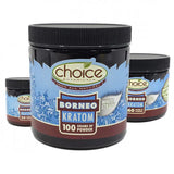 CHOICE BOTANICALS BORNEO WHITE STRAIN KRATOM POWDER 100 GRAMS