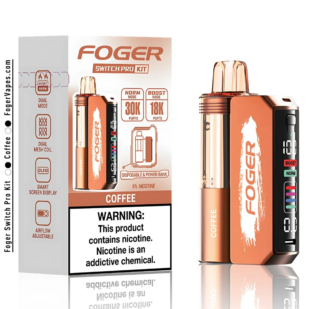 FOGER KIT 30,000 PUFFS DISPOSABLE VAPE | 5 CT (TEXASSB2024COMPLIANT)
