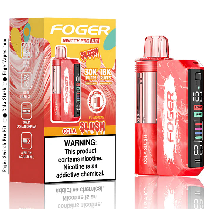 FOGER KIT 30,000 PUFFS DISPOSABLE VAPE | 5 CT (TEXASSB2024COMPLIANT)
