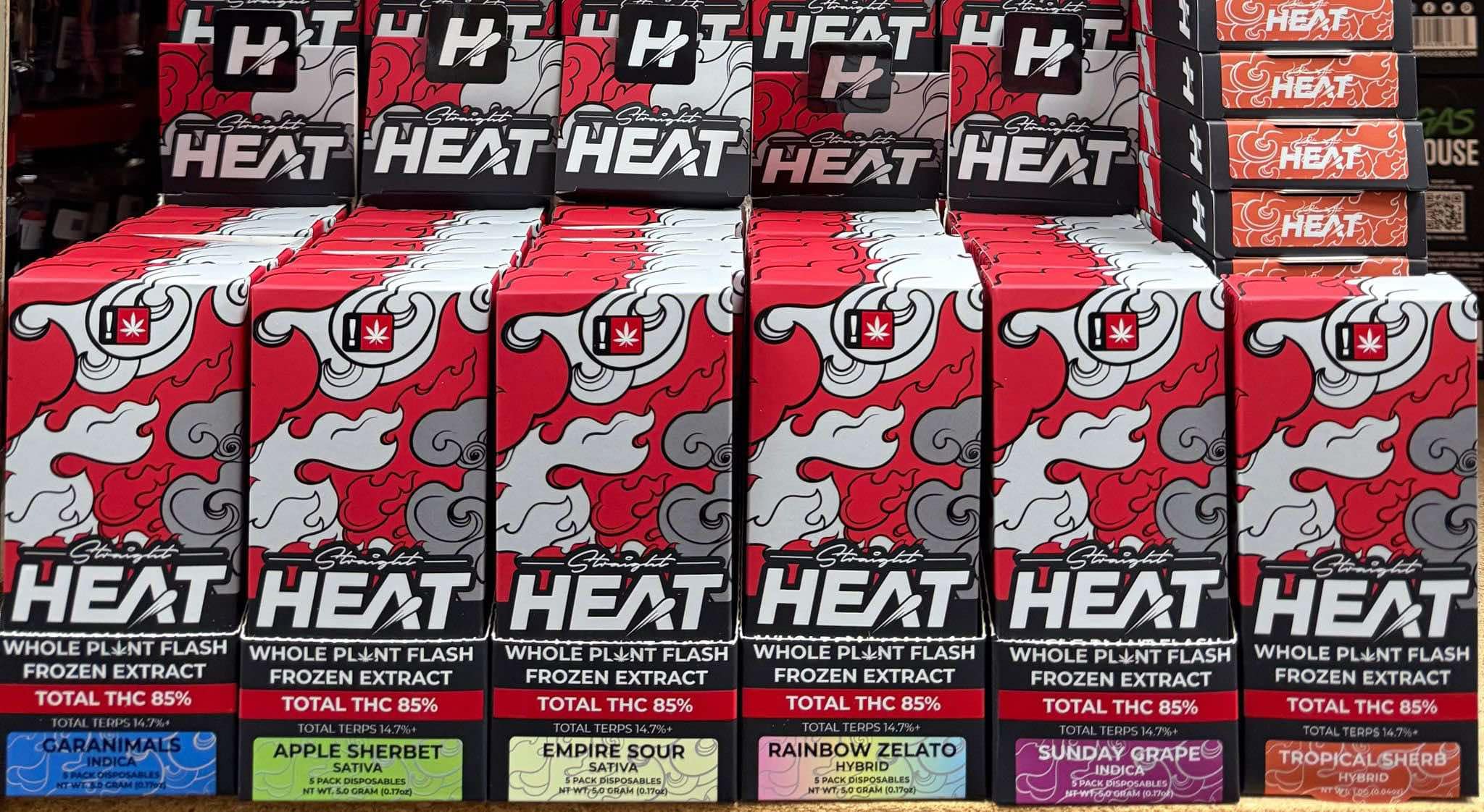 STRAIGHT HEAT 1G DISPOSABLE VAPE