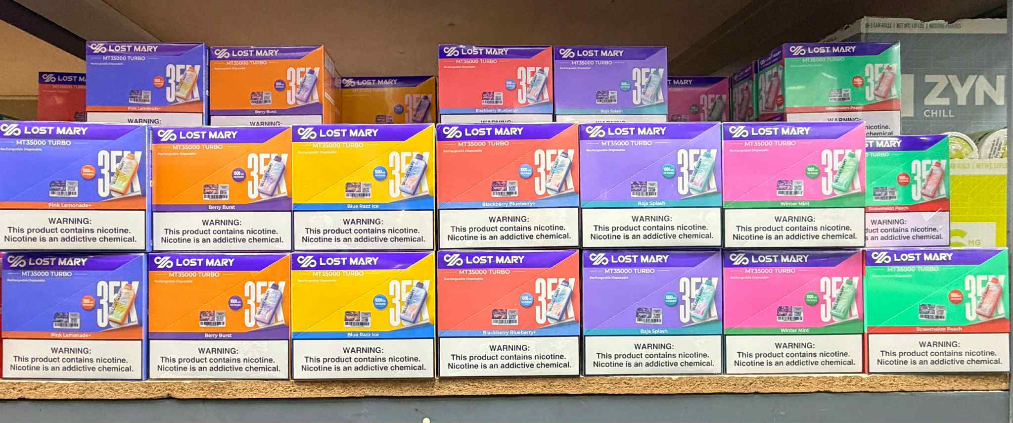 LOST MARY MT35000 TURBO DISPOSABLE VAPE | 5 CT (TEXASSB2024COMPLIANT)