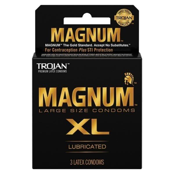 Trojan black magnum xl condom