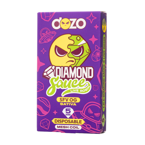 DOZO DIAMOND SAUCE LIVE ROSIN 5 GRAM DISPOSABLE