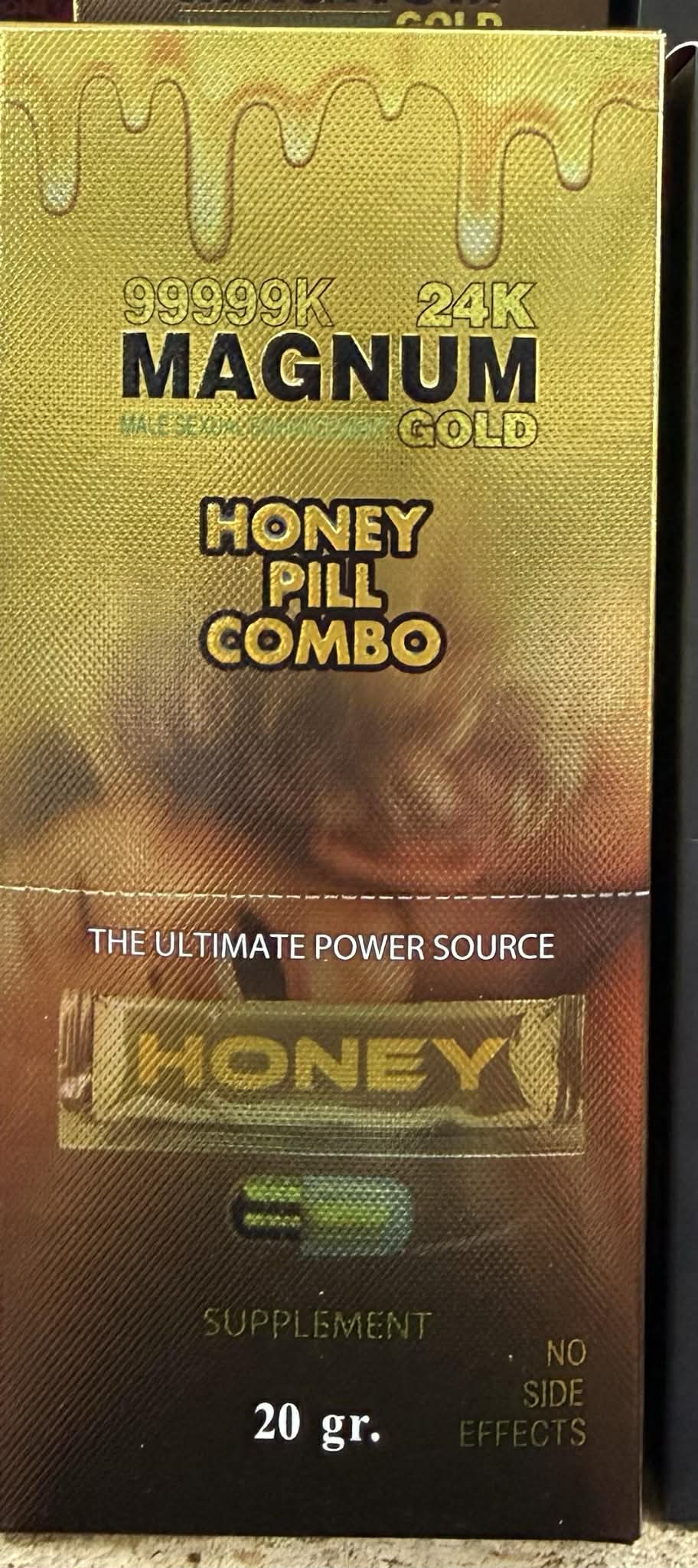 MAGNUM GOLD 24K 99999K HONEY PILL COMBO | 18 CT