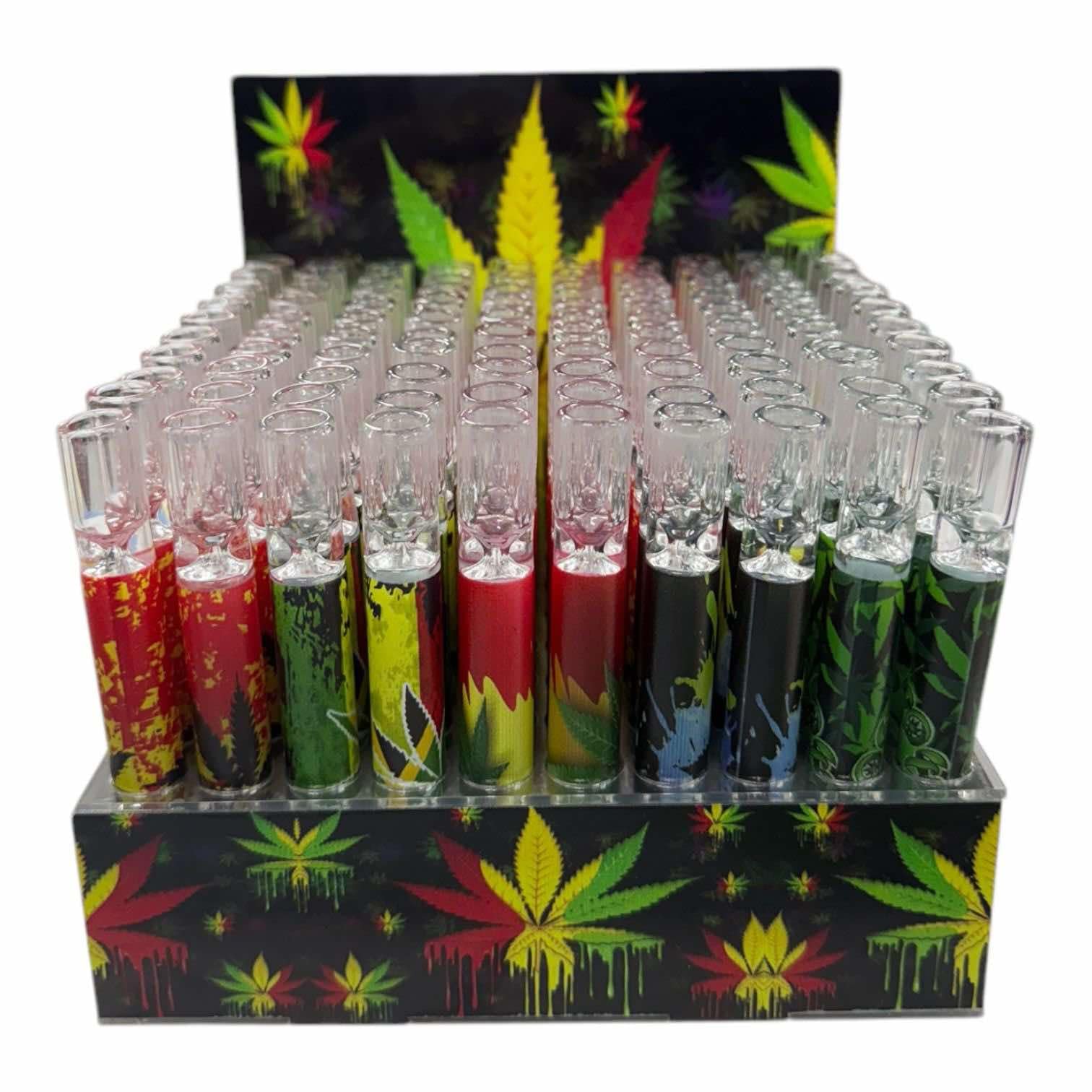 GLASS CHILLUM DISPLAY | 100CT