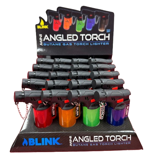 BLINK MINI ANGLED GAS TORCH LIGHTER 20CT