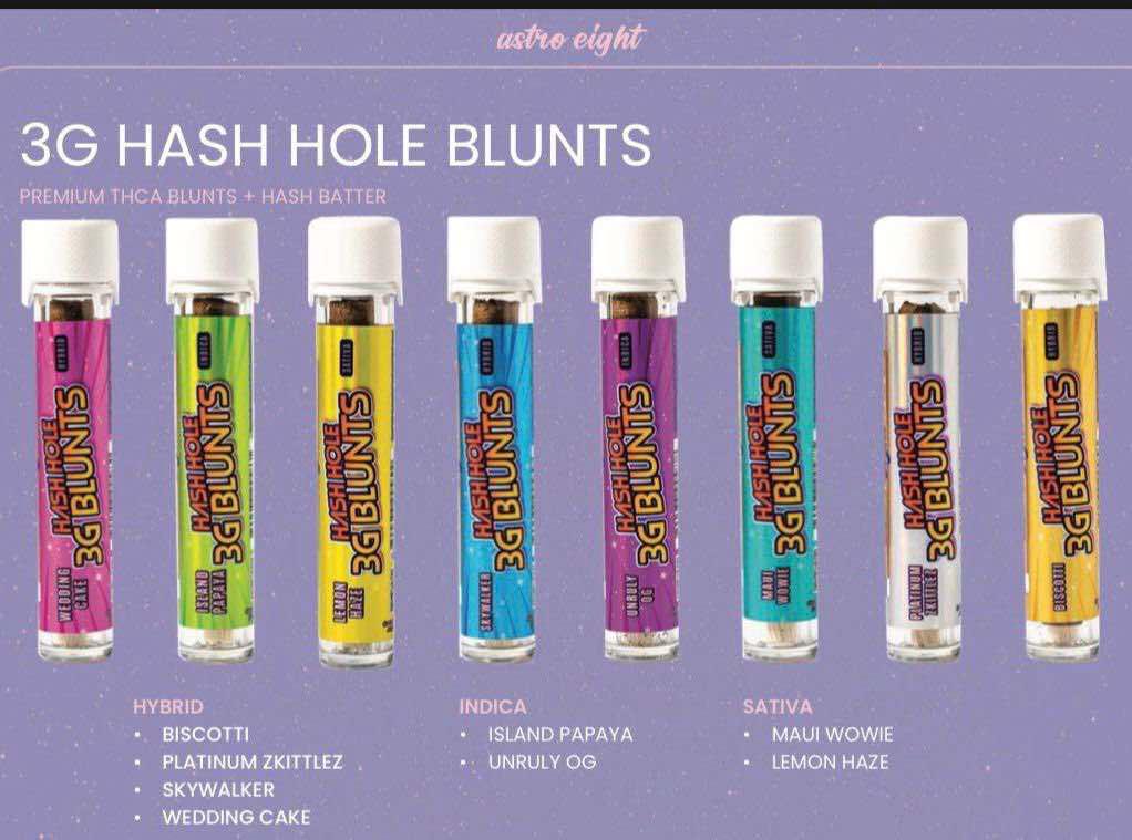 ASTRO EIGHTS HASH HOLE BLUNTS | 3G