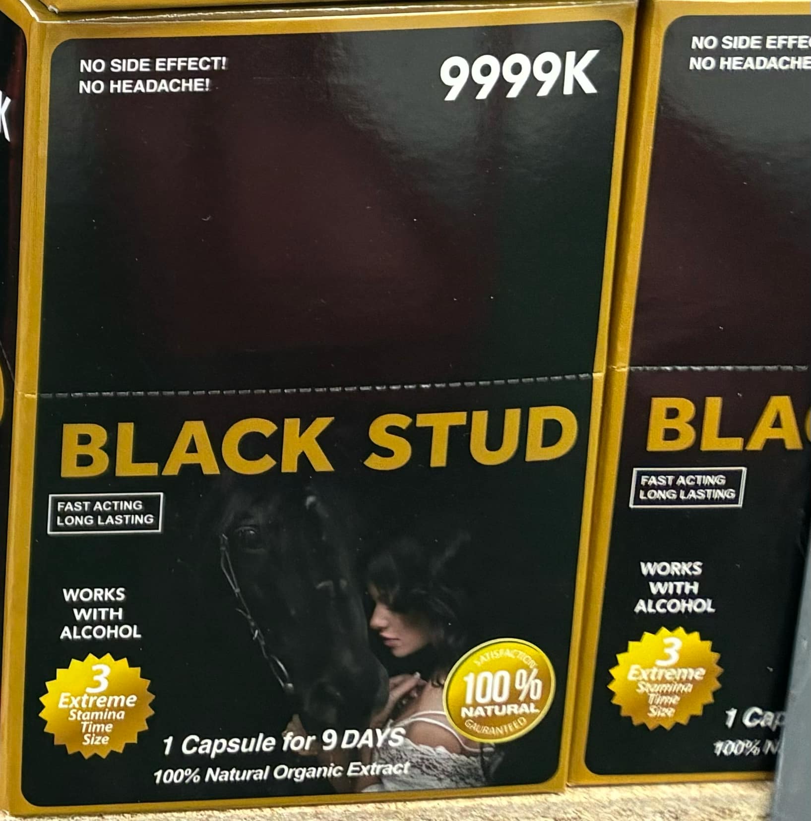 BLACK STUD 9999K MALE ENHANCEMENT CAPSULES 24 CT