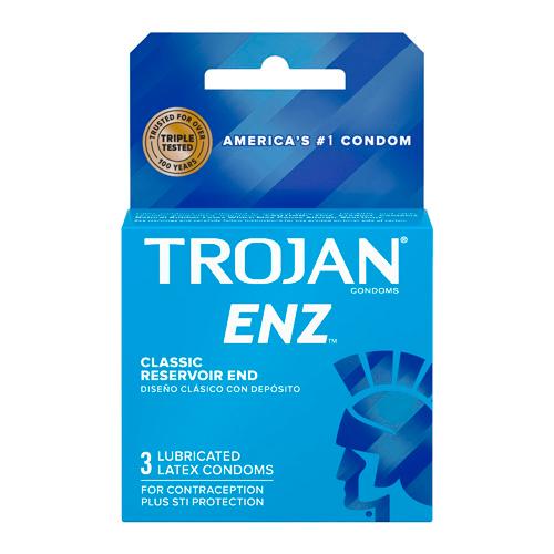Trojan enz blue condom