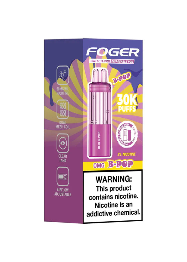 FOGER SWITCH PRO 30,000 PUFFS VAPE POD | 5CT