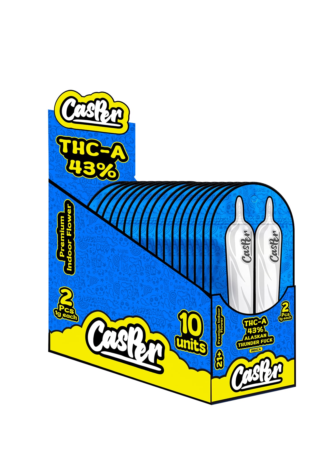 CASPER PREMIUM INDOOR EXOTIC FLOWER PRE-ROLLS 2CT