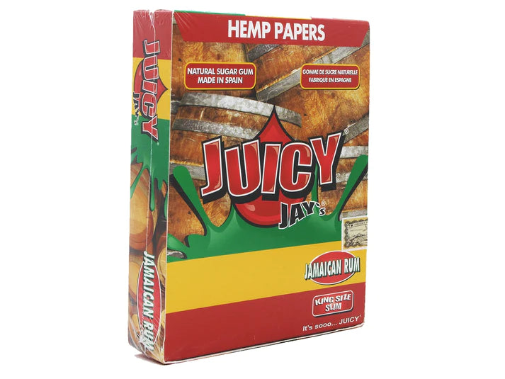 JUICY JAY'S | HEMP PAPERS KING SIZE SLIM | 24PK