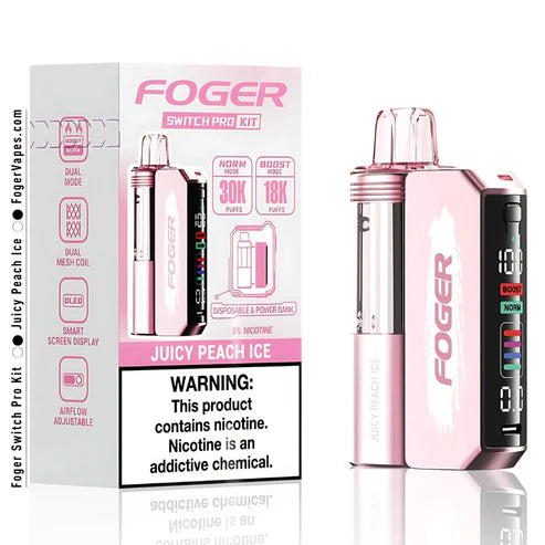 FOGER KIT 30,000 PUFFS DISPOSABLE VAPE | 5 CT (TEXASSB2024COMPLIANT)