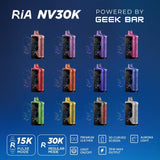 RIA NV30K POWEREDBY GEEKBAR | 30K PUFFS | 5 PACK