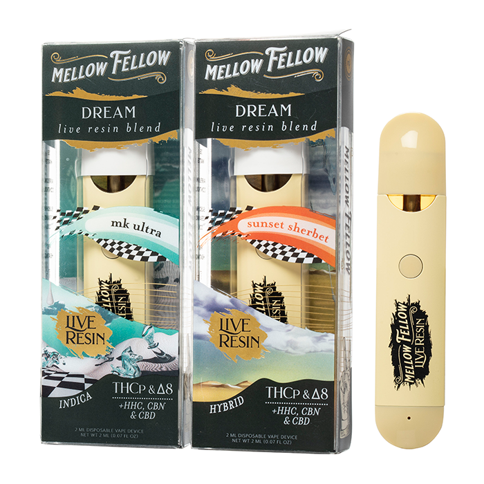 MELLOW FELLOW LIVE RESIN BLEND DISPOSABLE | 2G