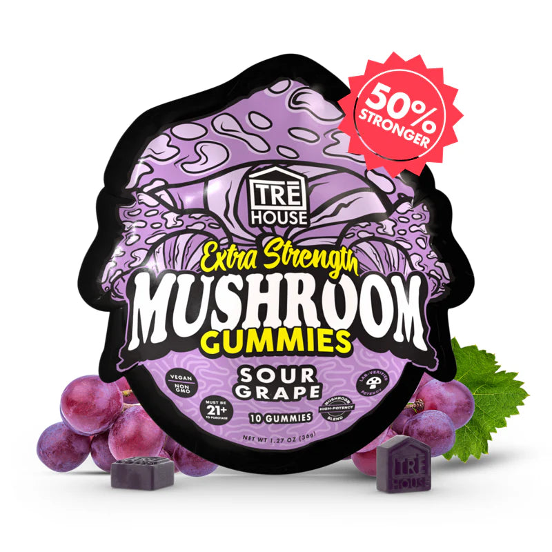 TRE HOUSE EXTRA STRENGTH MAGIC MUSHROOM GUMMIES | 10 CT