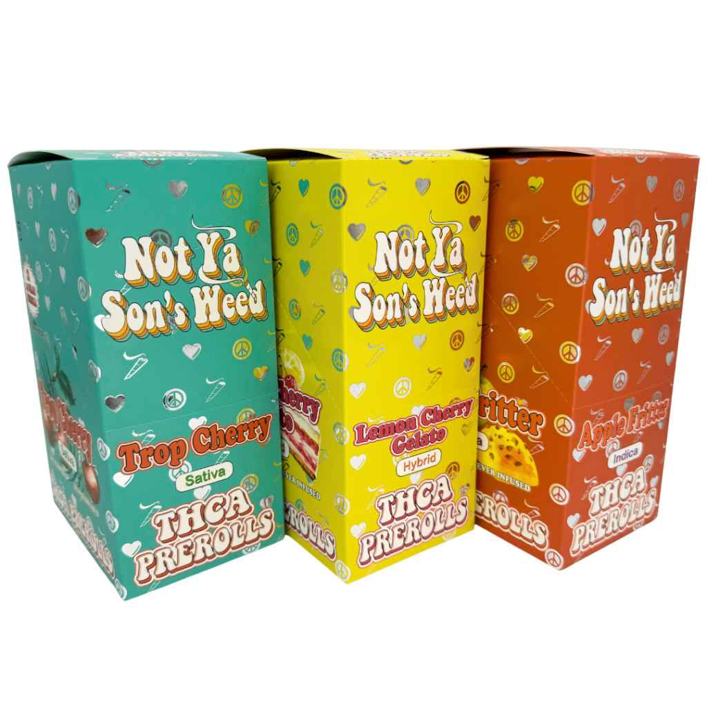 NOT YA SONS WEED THC-A PREROLLS & BLUNTS | 2CT | 10PK