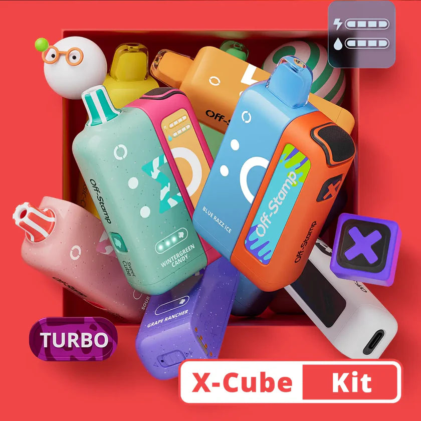 OFFSTAMP X CUBE 25,000 PUFFS DISPOSABLE VAPE KIT | 5 CT