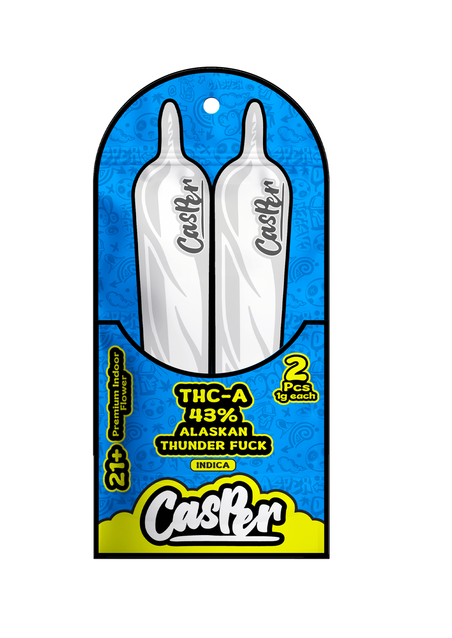 CASPER PREMIUM INDOOR EXOTIC FLOWER PRE-ROLLS 2CT