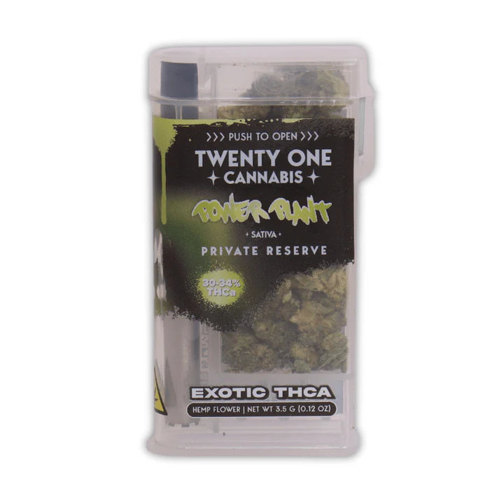 21 CANNABIS 3.5G PRIVATE RESERVE FLOWER + ONE HITTER