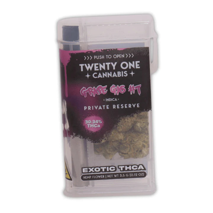 21 CANNABIS 3.5G PRIVATE RESERVE FLOWER + ONE HITTER