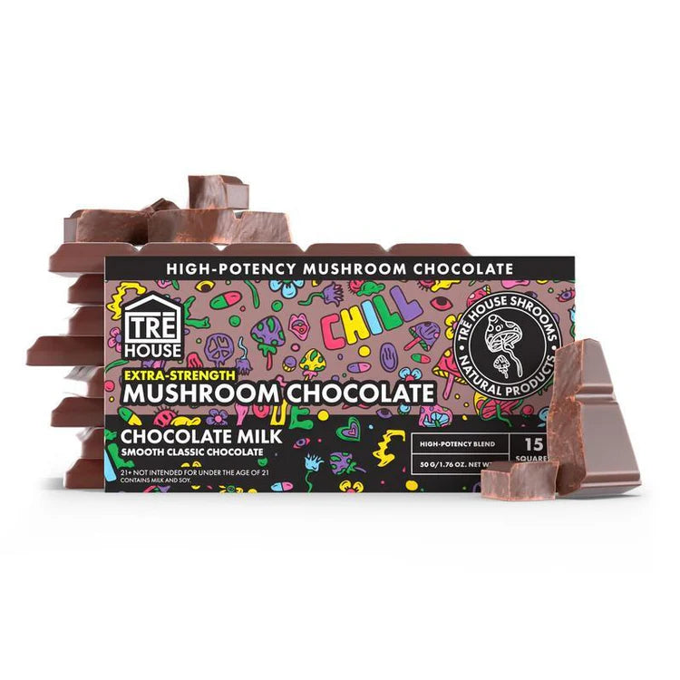 TRE HOUSE EXTRA STRENGTH MAGIC MUSHROOM CHOCOLATE BAR