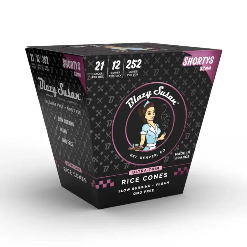 BLAZY SUSAN ULTRA THIN RICE CONES SHORTYS 53MM 12PK | 21CT