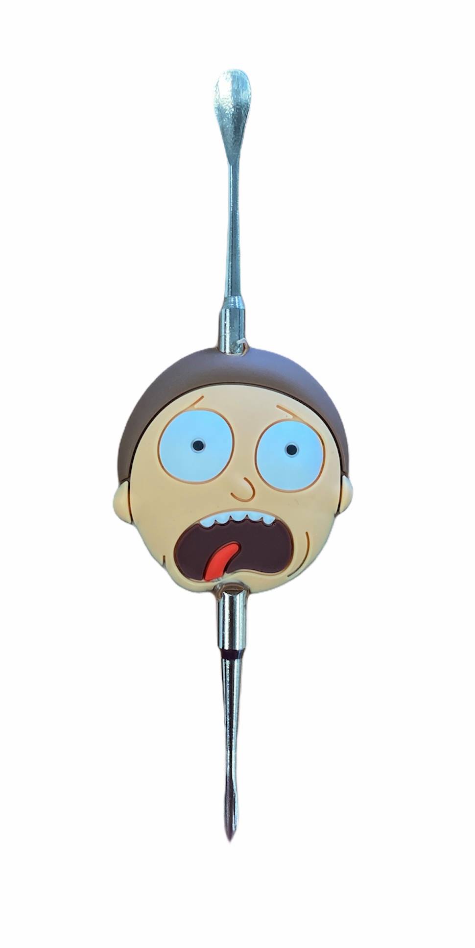 METAL / SILICONE DABBER TOOL, RICK AND MORTY DESIGN C | SINGLE UNIT