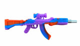 SILICONE NECTOR COLLECTOR GUN, RED PURPLE & BLUE