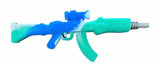 SILICONE NECTOR COLLECTOR GUN, MINT AND BLUE