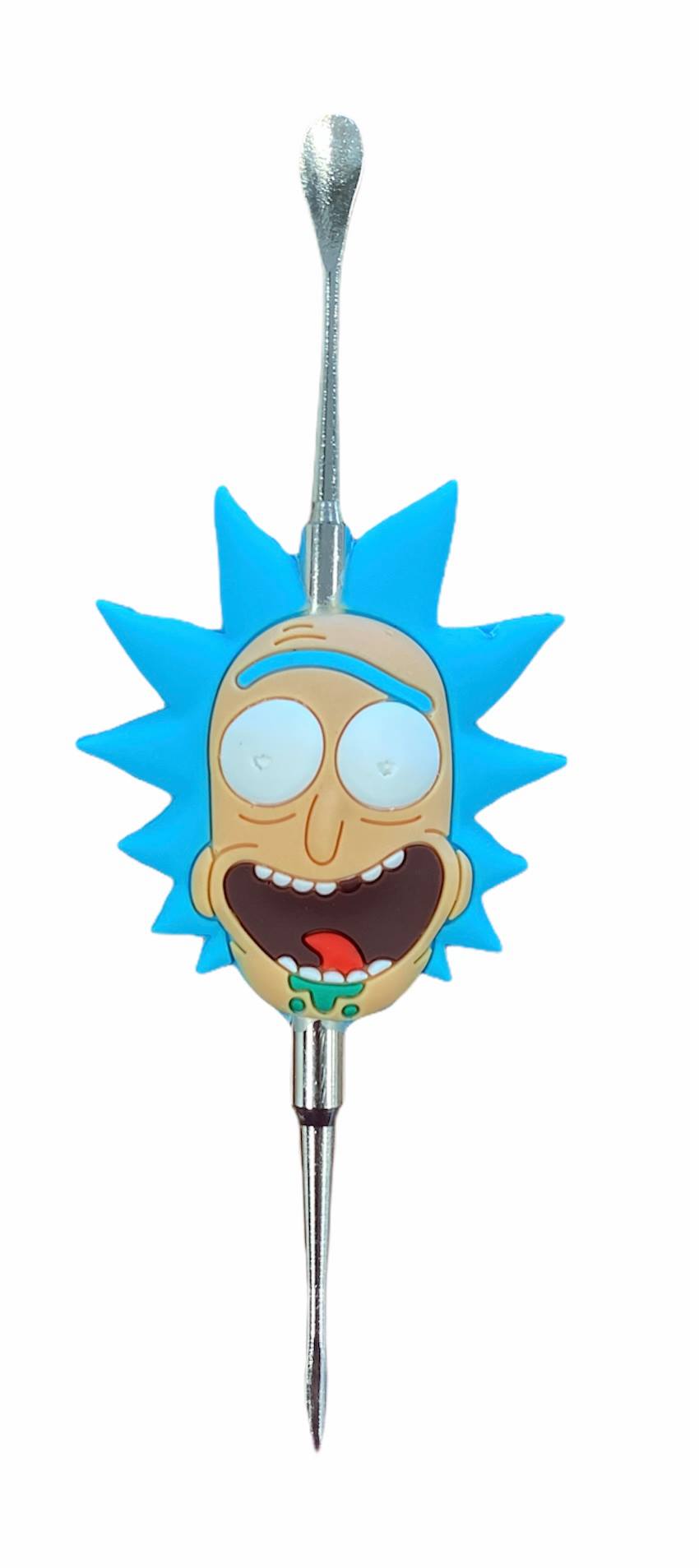 METAL / SILICONE DABBER TOOL, RICK AND MORTY DESIGN B | SINGLE UNIT