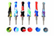 SILICONE NECTOR COLLECTOR WITH TITANIUM TIP, VARIOUS COLORS