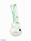 SOFTGLASS 12” WATER PIPE DOUBLE BUBBLED LARGE, VARIOUS COLOR OPTIONS