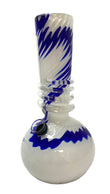 9" SOFT GLASS WATER PIPE COLORFUL