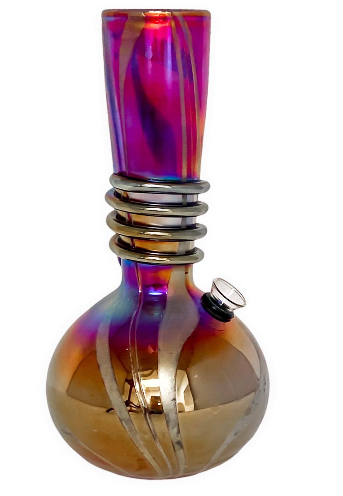 9" SOFT GLASS WATER PIPE