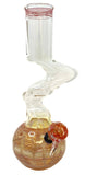 12" DOUBLE ZONG GLASS WATER PIPE | SINGLE UNIT