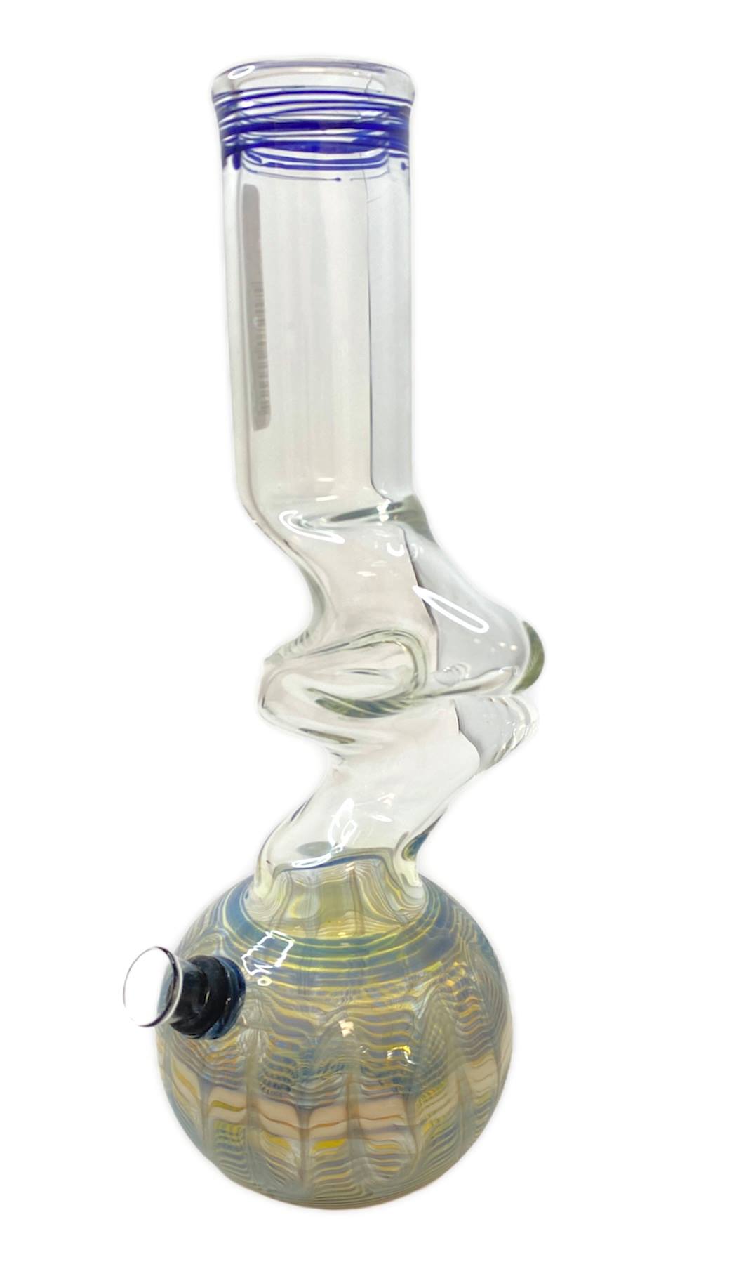 12" DOUBLE ZONG GLASS WATER PIPE | SINGLE UNIT