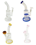 9" HONEYCOMB GLASS ON GLASS WATER PIPE | SINGLE UNIT