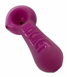 FROSTED GLASS 3" HANDPIPE, VARIOUS COLORS